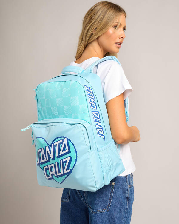 Checker Heart Dot Backpack
