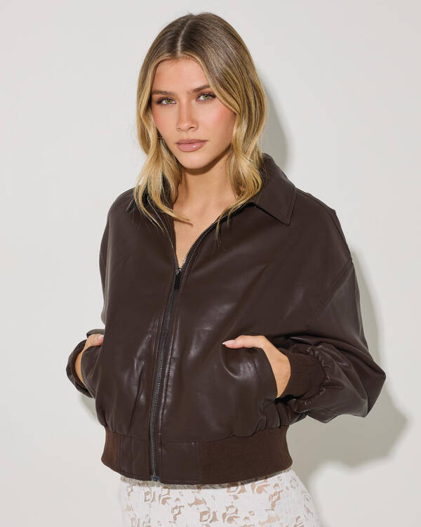 Presley Faux Leather Jacket