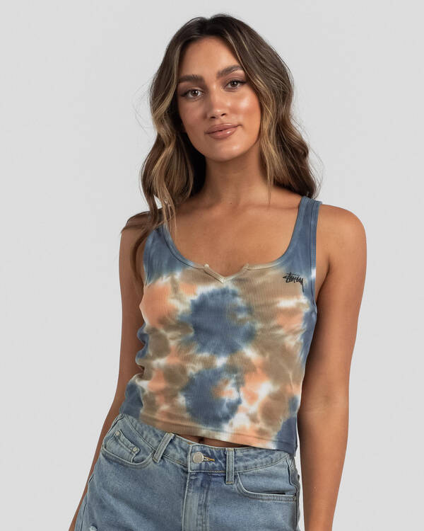 Paloma Tie Dye Rib Tank Top