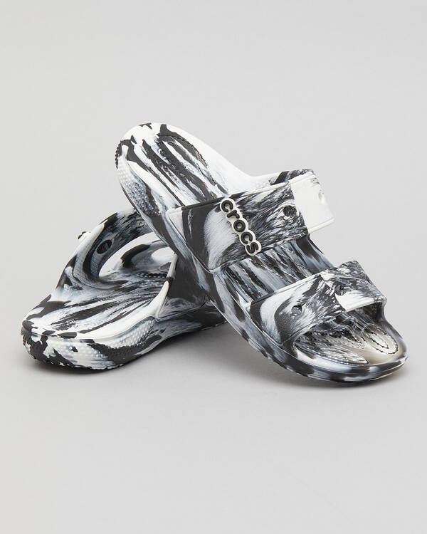 Classic Crocs Marbled Sandals
