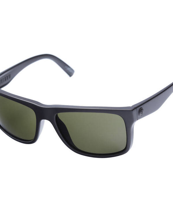 Swing Arm Matte Black Sunglasses