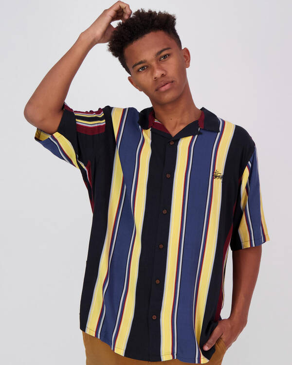Baker Vert Stripe Short Sleeve Shirt