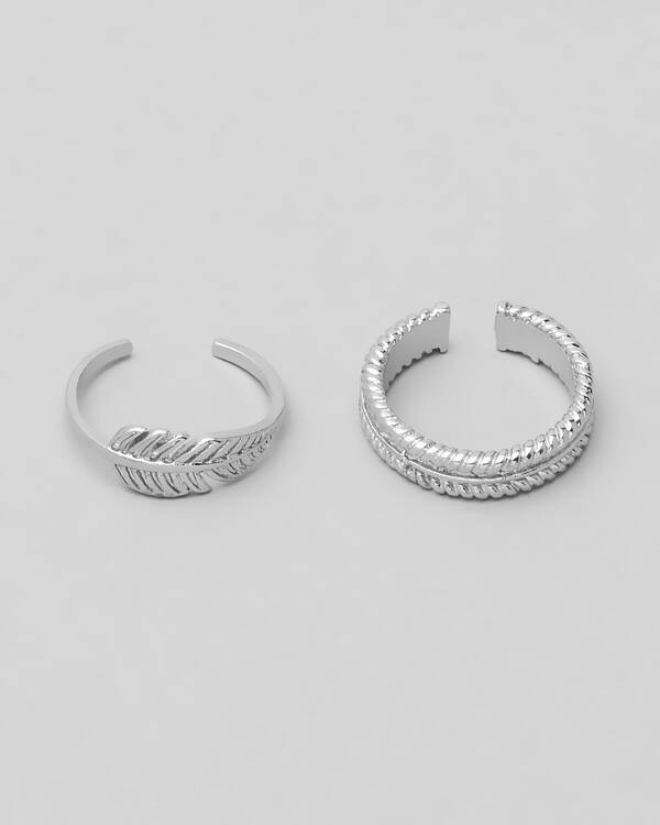 Feather Toe Ring Pack