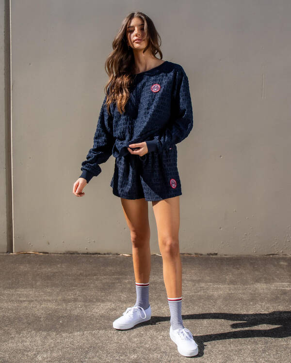 Retro Towelling Sweatshirt