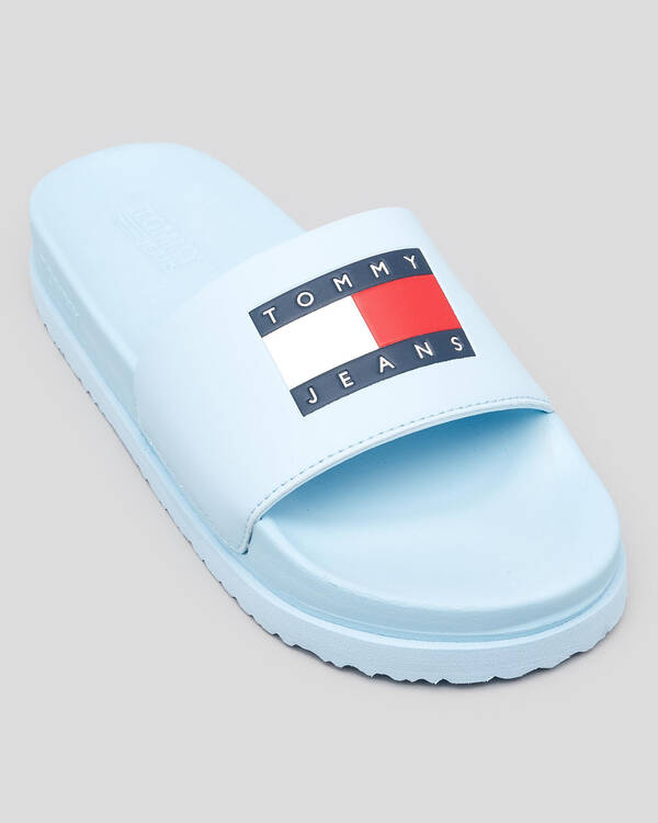Knit Pool Slide Sandals
