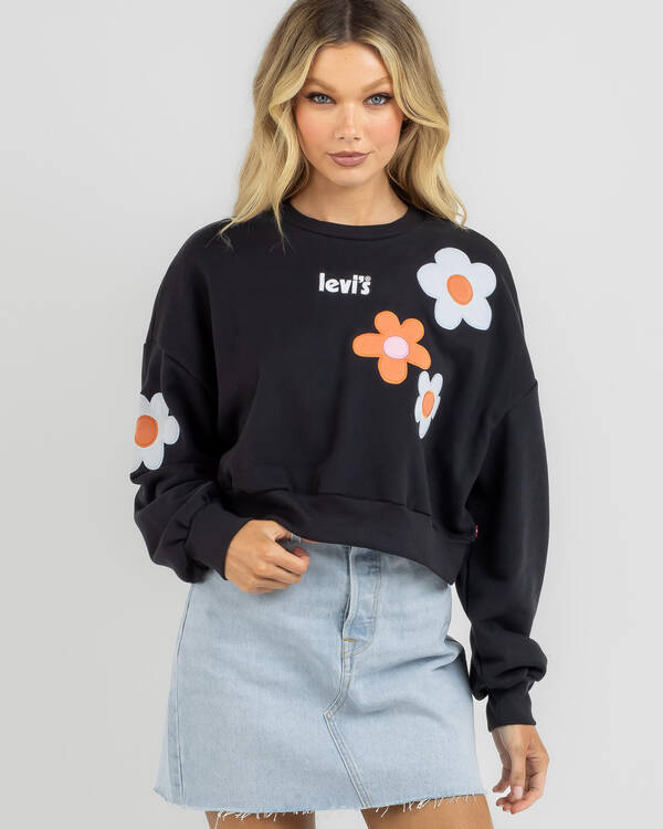 Graphic Cropped Prism Sweatshirt