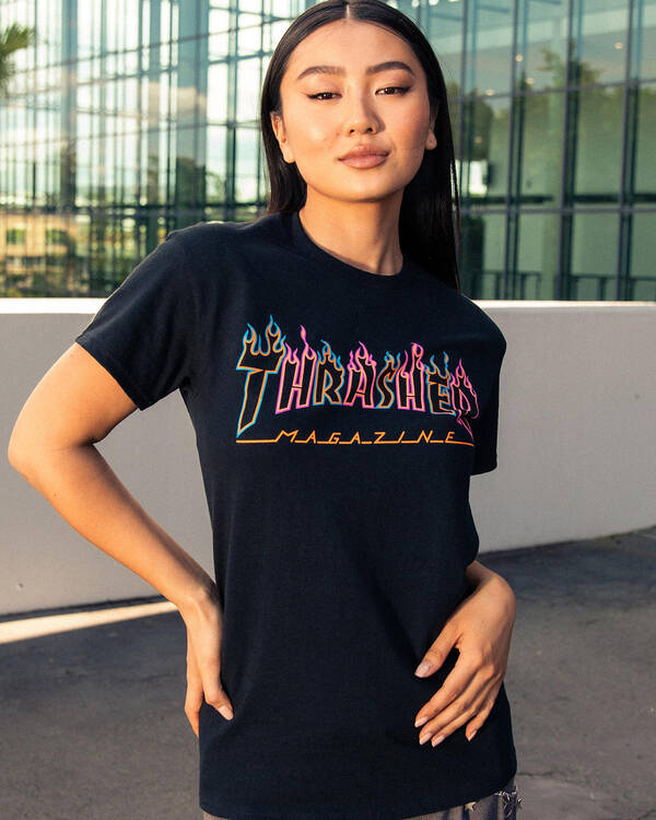 Double Flame Neon T-Shirt