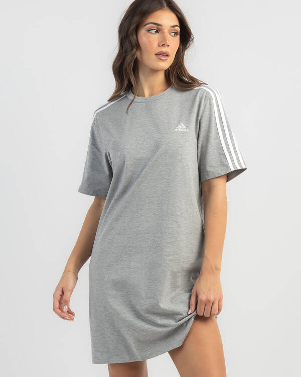 3 Stripe Boyfriend Fit T-Shirt Dress