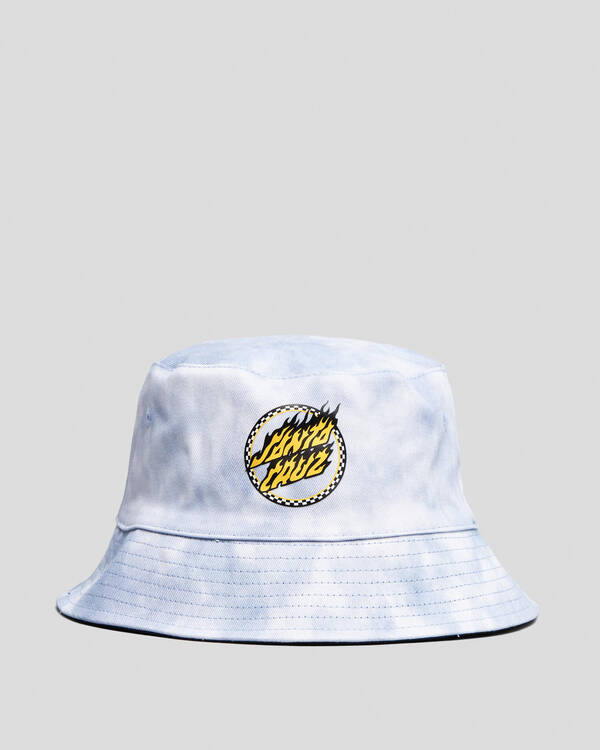 Checked Ringed Flamed Dot Bucket Hat