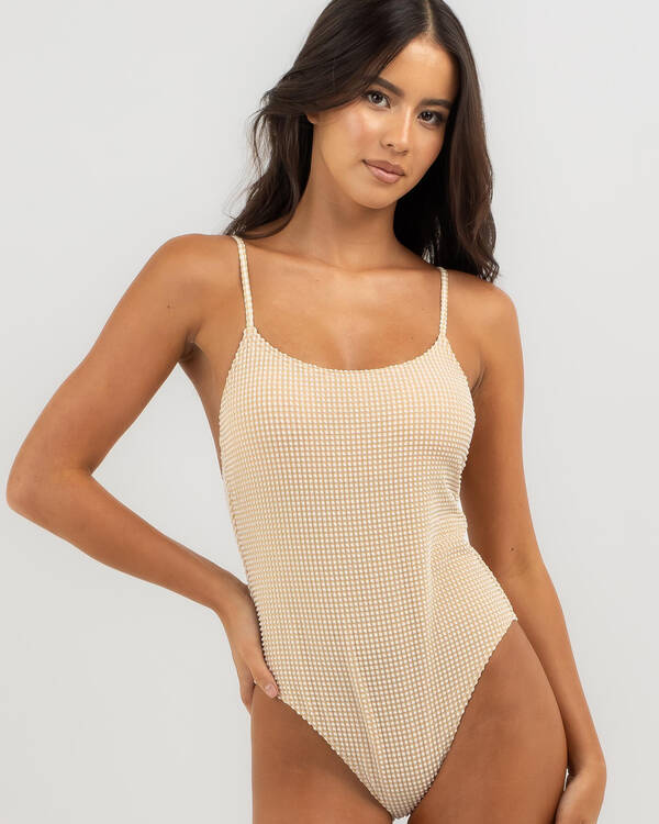 Gingham One Piece Swimsuit