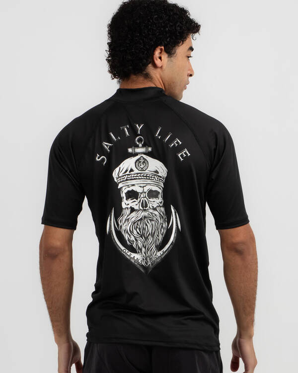 Anchors Short Sleeve Rash Vest