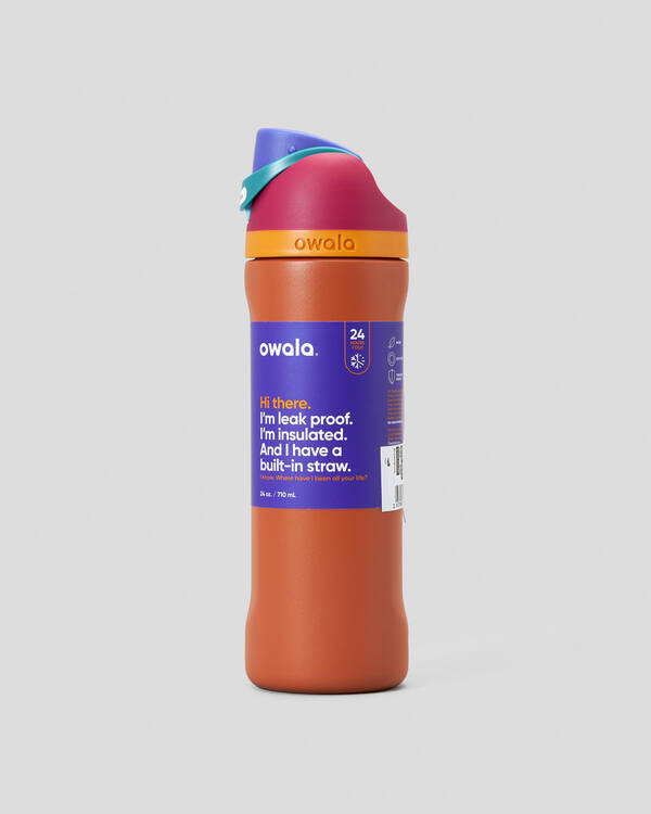 24oz FreeSip Stainless Steel Water Bottle
