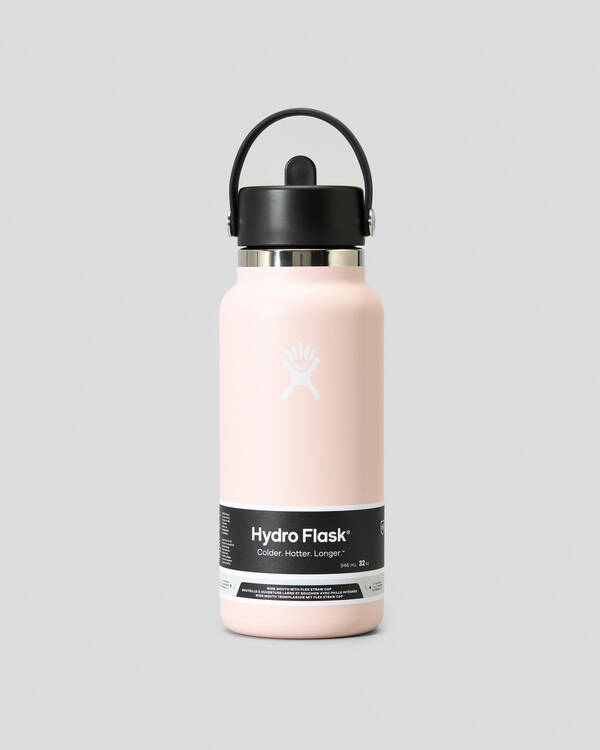 32oz Wide Mouth with Flex Straw Cap