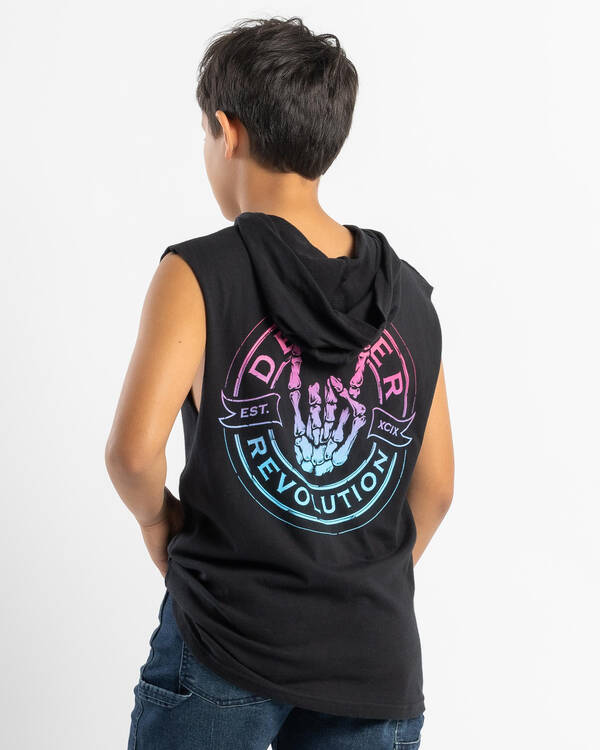 Rockstar Hooded Muscle T-Shirt