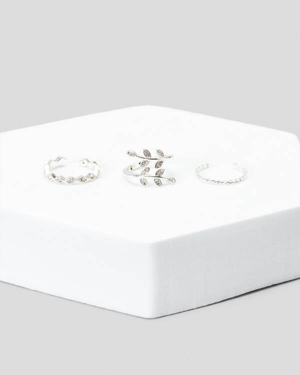 Crystal Toe Ring Pack