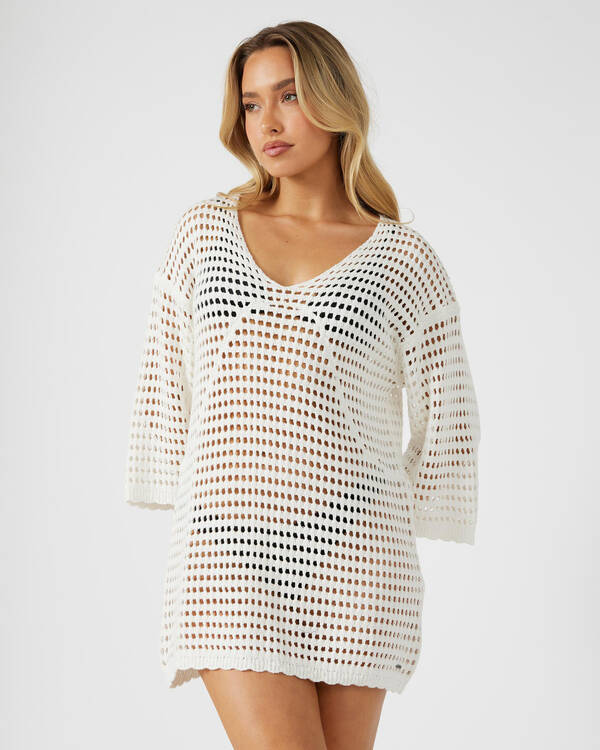 Nobu Crochet Beach Cover Up