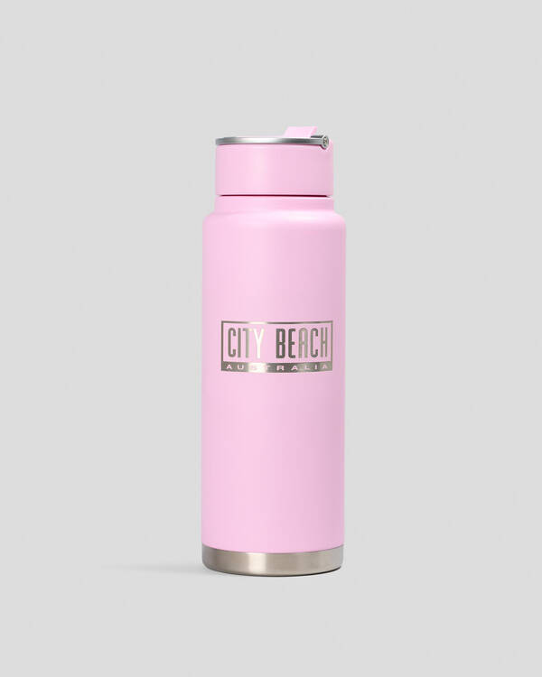36 oz Straw Lid City Beach Water Bottle