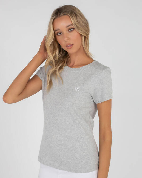 Embroidery Straight T-Shirt