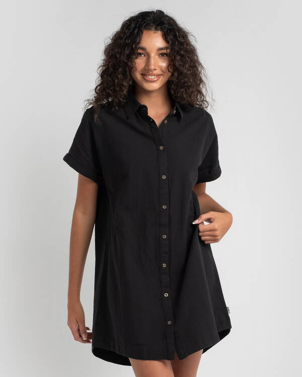 Classic Linen Shirt Dress