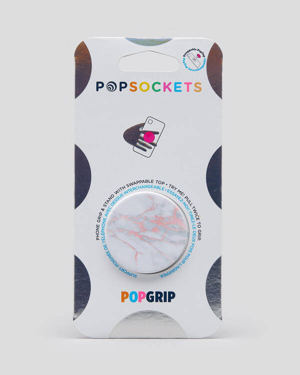 Rose Gold Lutz Marble Popsocket