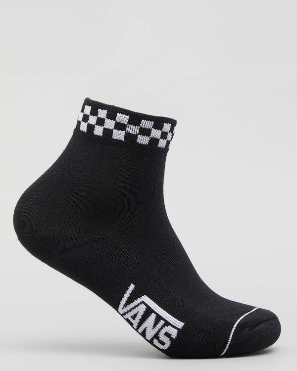 Peek-A-Check Crew Socks