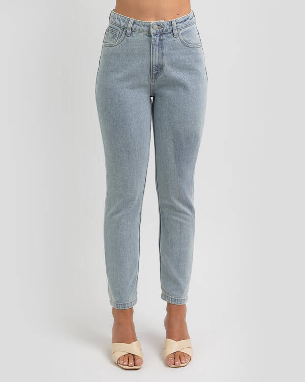 High Rise Straight Jeans