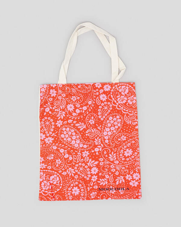 Pink Paisley Canvas Eco Bag