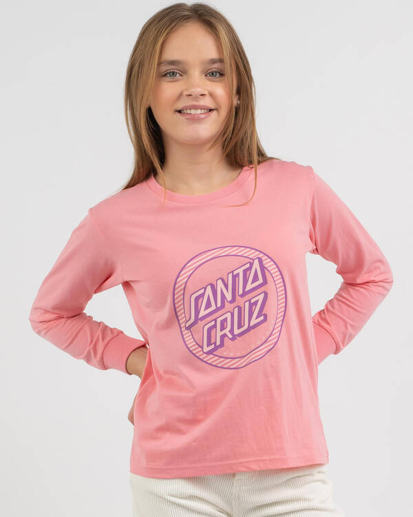 Striped Reverse Dot Long Sleeve T-Shirt
