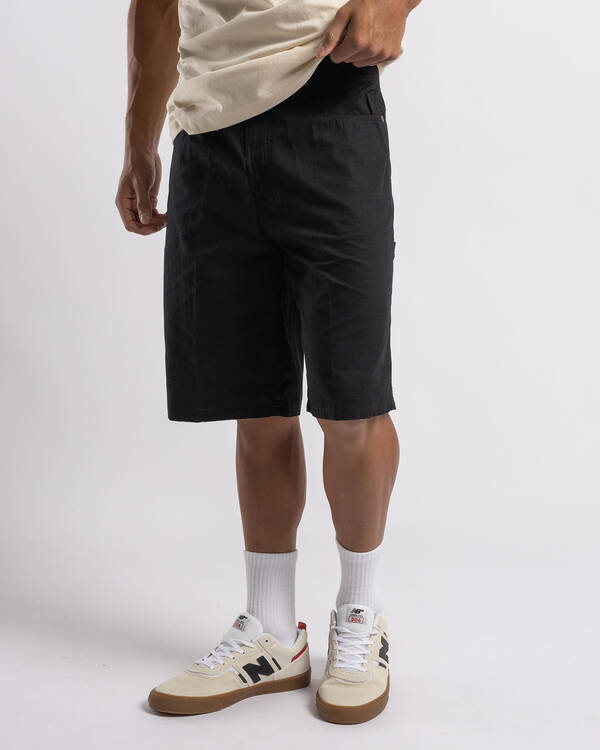Relaxed Fit Carpenter Denim Shorts