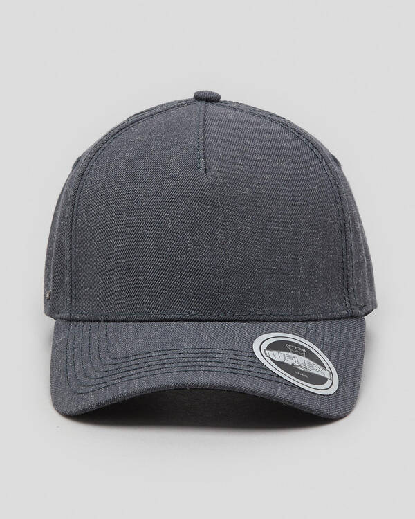5 Panel Curved Peak Snapback Cap