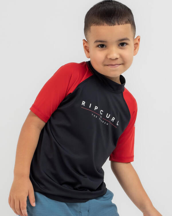 Toddlers' Shockwaves Short Sleeve Rash Vest