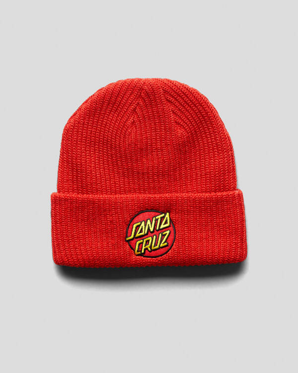 Classic Dot Patch Beanie