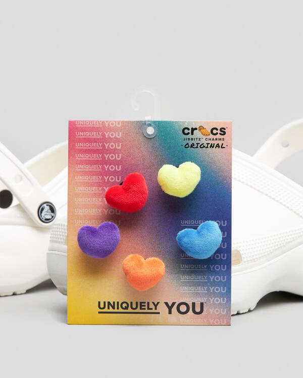 Fuzzy Heart Jibbitz