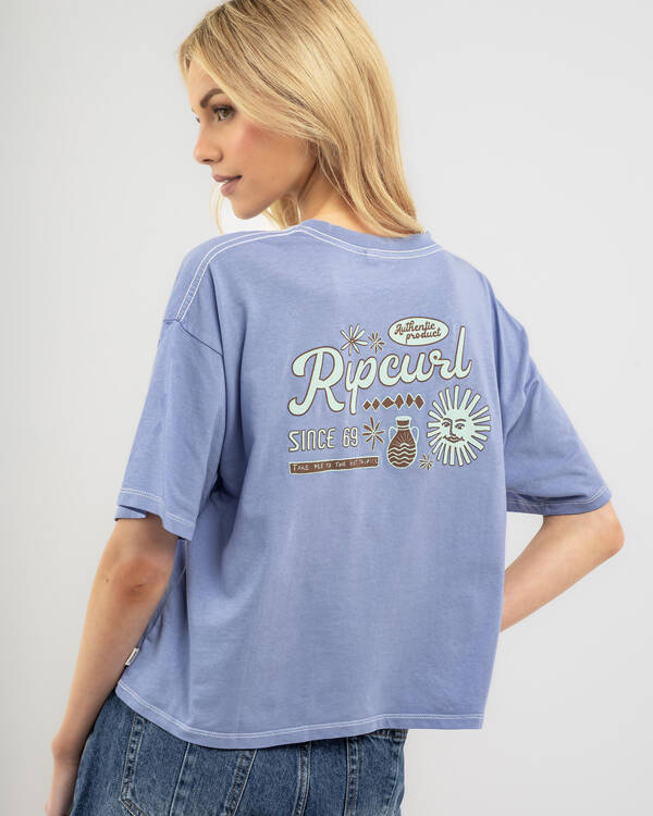 Hot Tropics Heritage Crop T-Shirt
