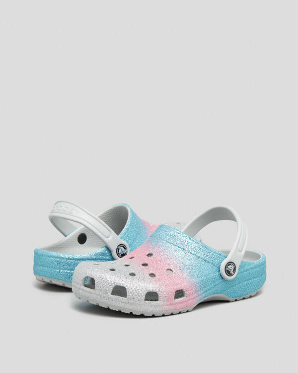 Kids' Classic Glitter Clog Sandals