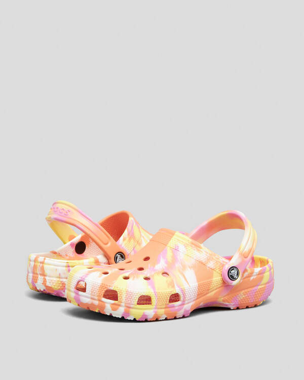 Classic Marbled Clogs Shoes