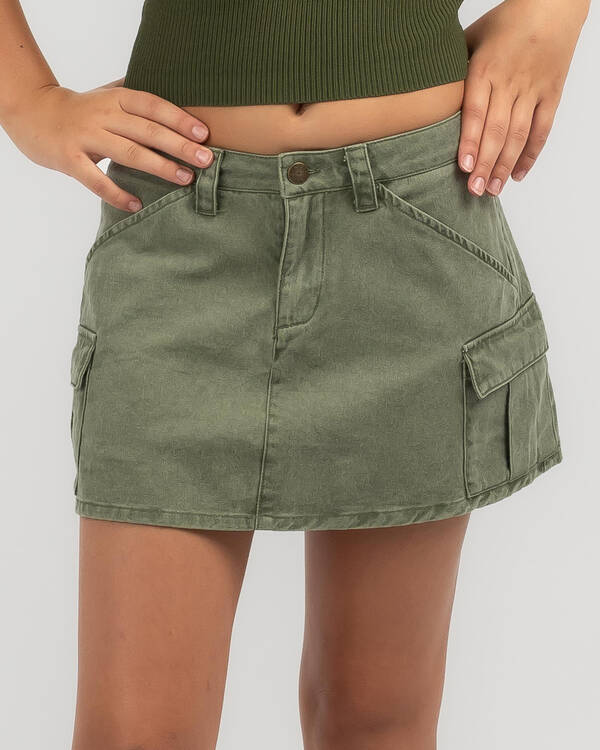 Brooks Low Rise Cargo Skirt