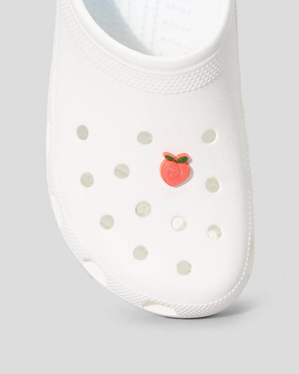 Sparkle Peach Jibbitz
