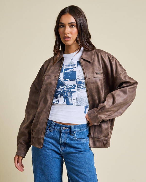 Back Street Faux Suede Jacket