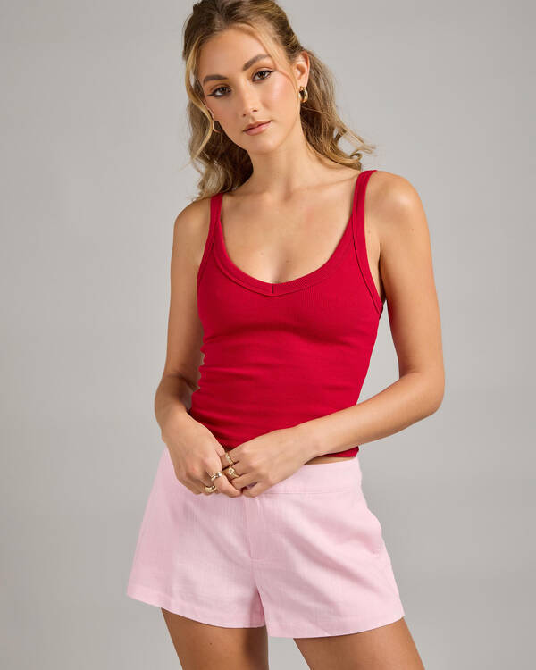 Basic V Neck Tank Top