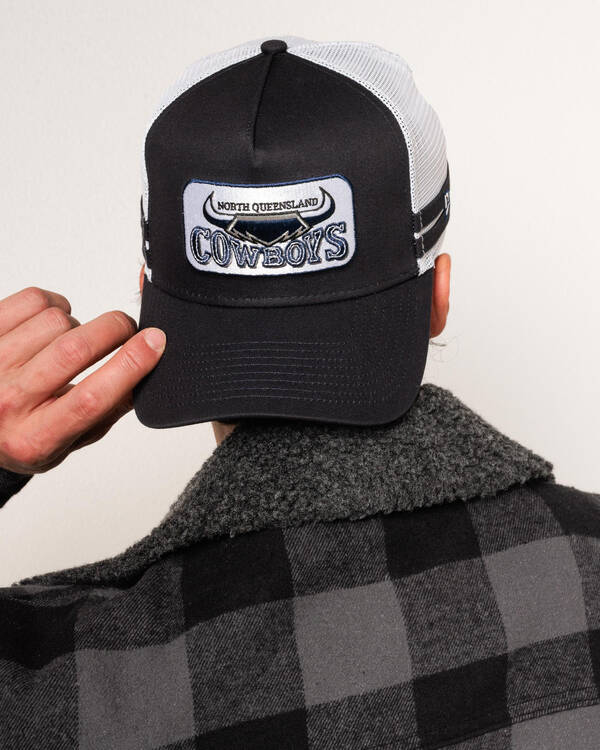 Retro North Queensland Cowboys 9Forty A-Frame Trucker Cap