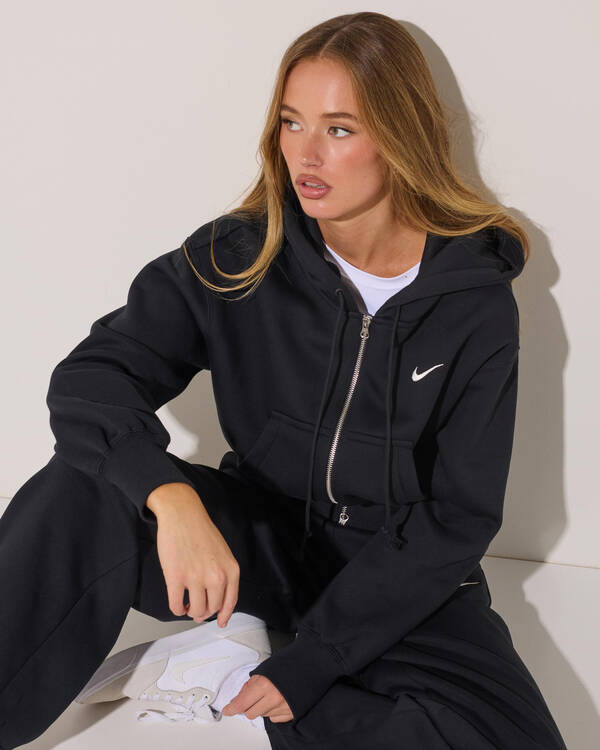 Phoenix Cropped Zip Hoodie