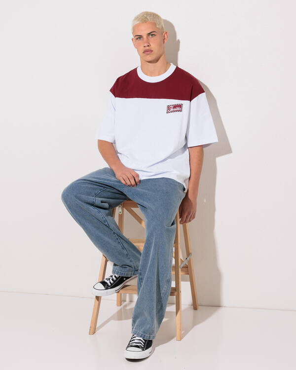 Make Em Tough Oversize Box Crop Panel Tee