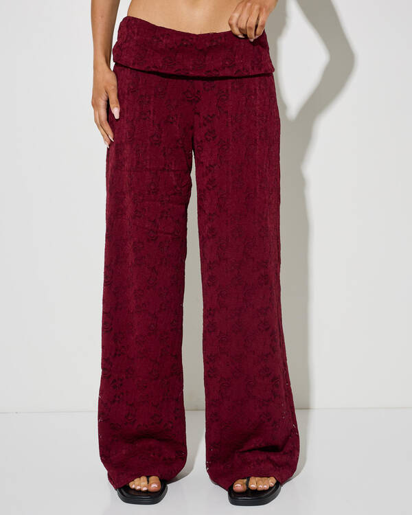 Evie French Lace Pants