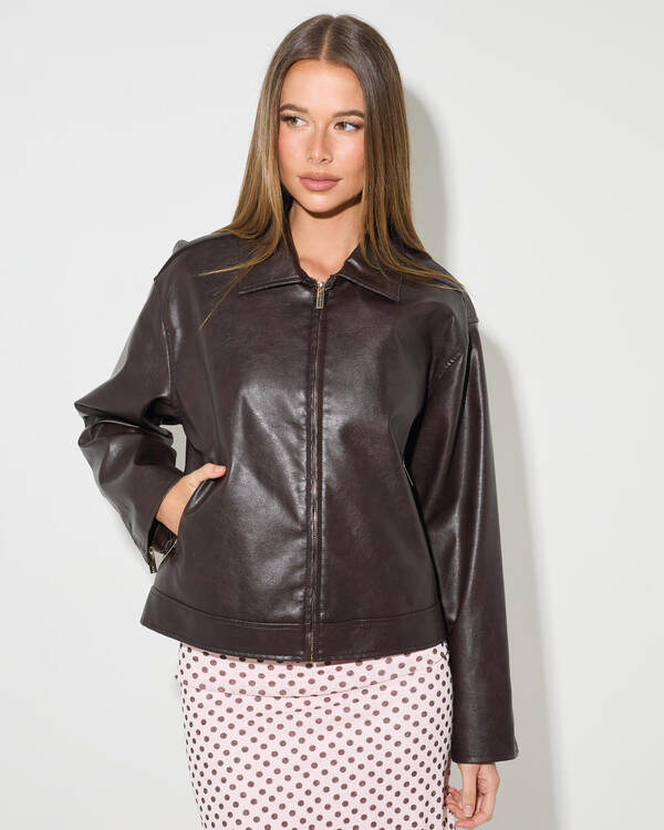 Fever Faux Leather Jacket