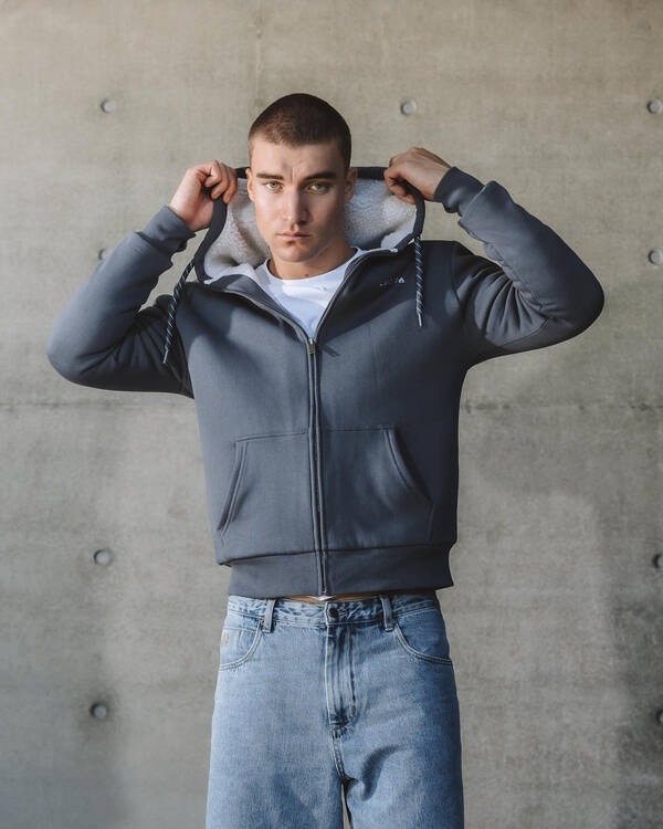 Uniform Zip Through Hoodie