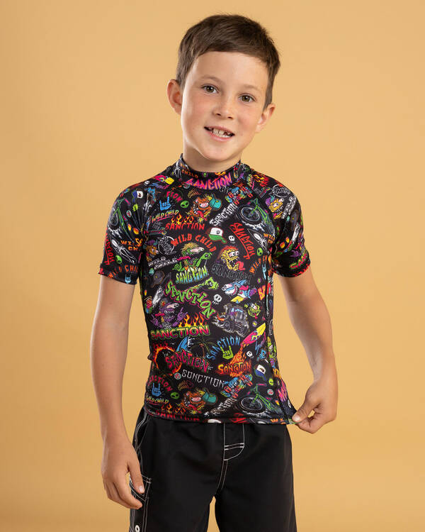 Toddlers' Shrill Short Sleeve Rash Vest