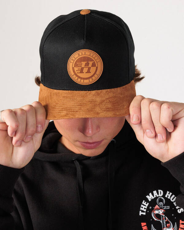 Suede Hueys Snapback Hat