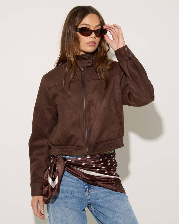 Ramona Faux Suede Jacket