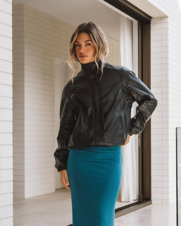 Blaise Faux Leather Jacket